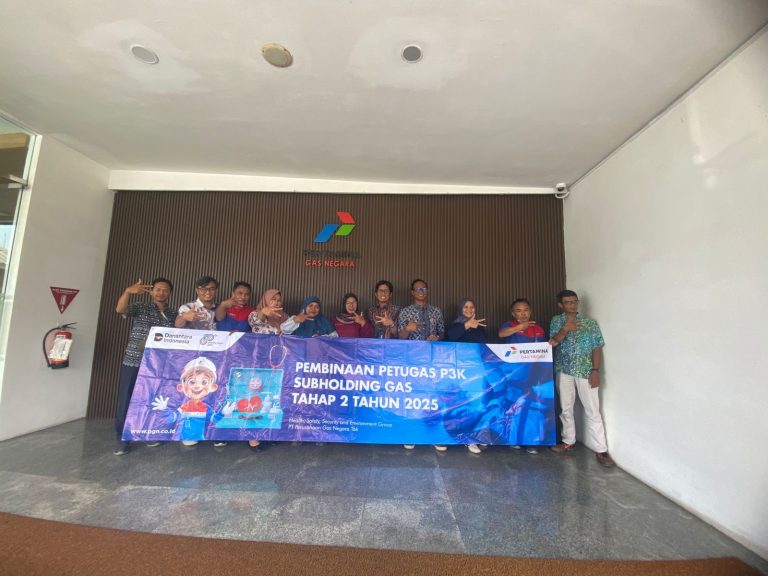 PT Perusahaan Gas Negara, Tbk Gelar Kegiatan Refreshment Petugas P3K: Siaga, Tanggap, dan Peduli K3